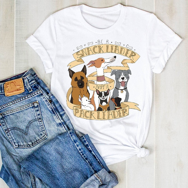 Dog Pet Pug Coffee Plus Size Cartoon Ladies Clothes - TNCPREACH (The store) dog-pet-pug-coffee-plus-size-cartoon-ladies-clothes, 