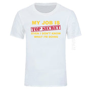 My Job Is Top Secret O Neck T Shirt - TNCPREACH (The store) my-job-is-top-secret-o-neck-t-shirt, 