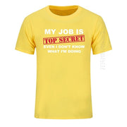 My Job Is Top Secret O Neck T Shirt - TNCPREACH (The store) my-job-is-top-secret-o-neck-t-shirt, 