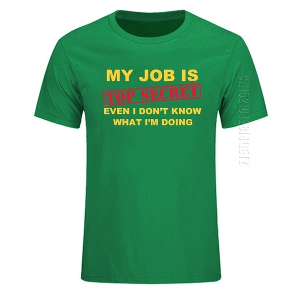 My Job Is Top Secret O Neck T Shirt - TNCPREACH (The store) my-job-is-top-secret-o-neck-t-shirt, 