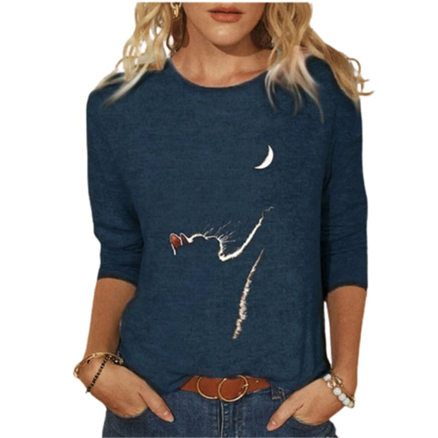 Cat 3D Print Long Sleeve T-Shirts - TNCPREACH (The store) cat-3d-print-long-sleeve-t-shirts, 