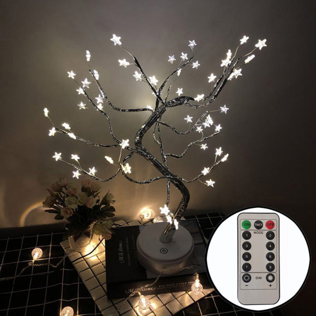 Coquimbo 36/108 LEDS Night Light Bonsai Tree Light Gypsophila Lights Home Party Wedding Indoor Decoration Night Light