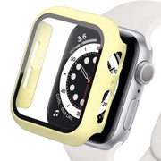 Glass+Cover For Apple Watch case 45mm 41mm 44mm 40mm 42mm 38mm iWatch Accessorie Screen Protector Apple watch serie 3 4 5 6 SE 7