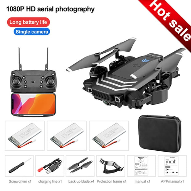 TYRC LS11 Pro Drone 4K HD Camera  WIFI FPV  Hight Hold Mode One Key Return Foldable Arm Quadcopter RC Dron For Kids Gift