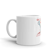 White glossy mug